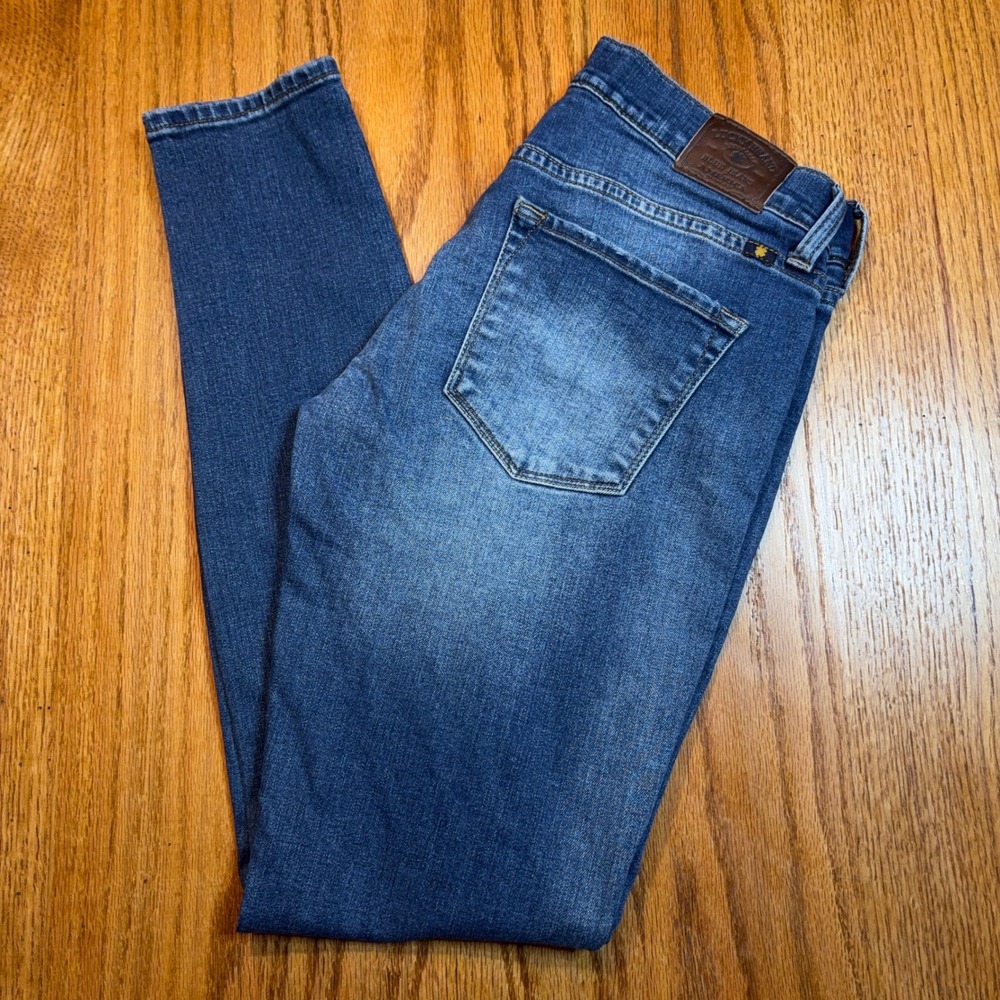 Lucky Brand Charlie Skinny Jeans Womens 4/27 Blue Low Rise Stretch Denim